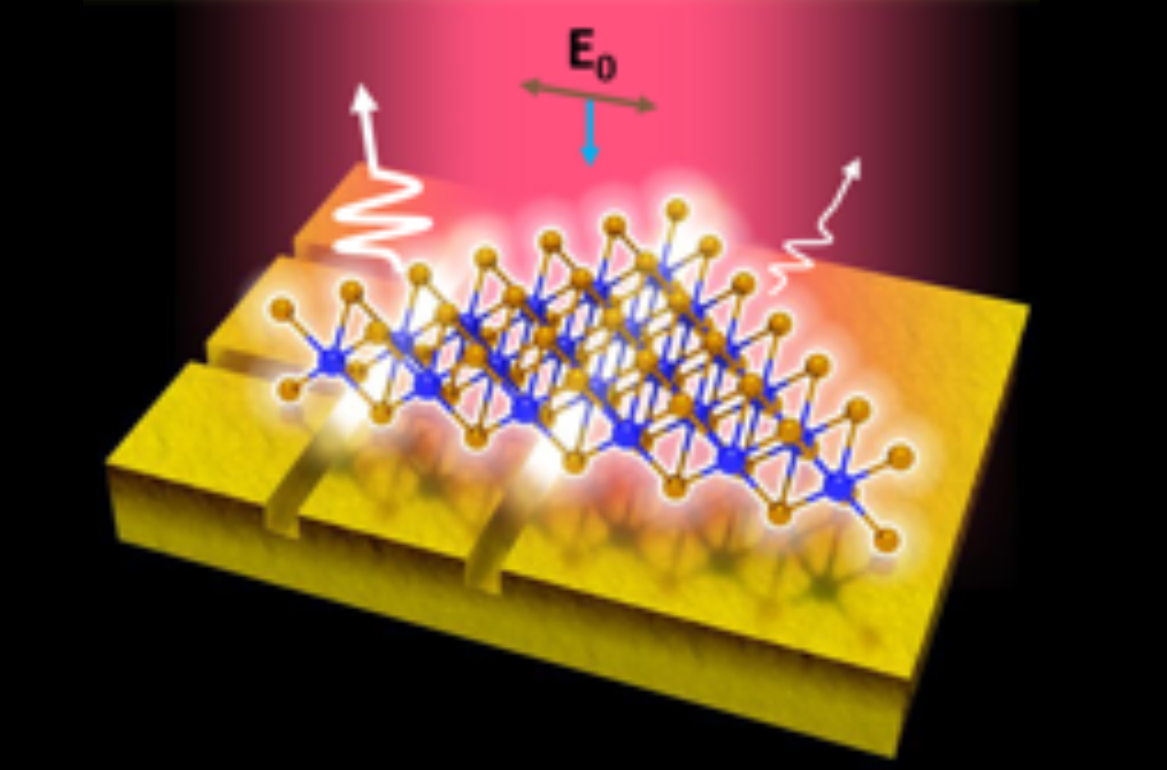 Giant photoluminescence in monolayer tungsten diselenide