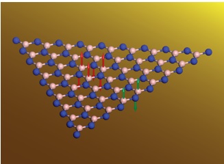 Edge vibrations of boron nitride