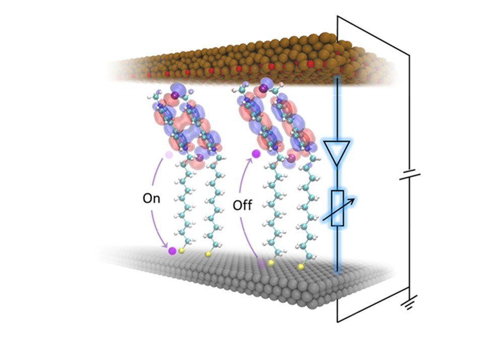 Two-in-one super molecule for high-density computing