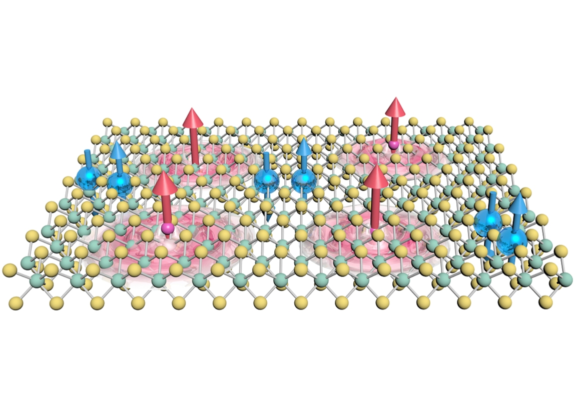 Incorporating ferromagnetism and superconductivity together in a single layer of molecular superlattice