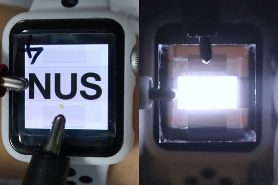 Transparent near-infrared light-emitting diodes