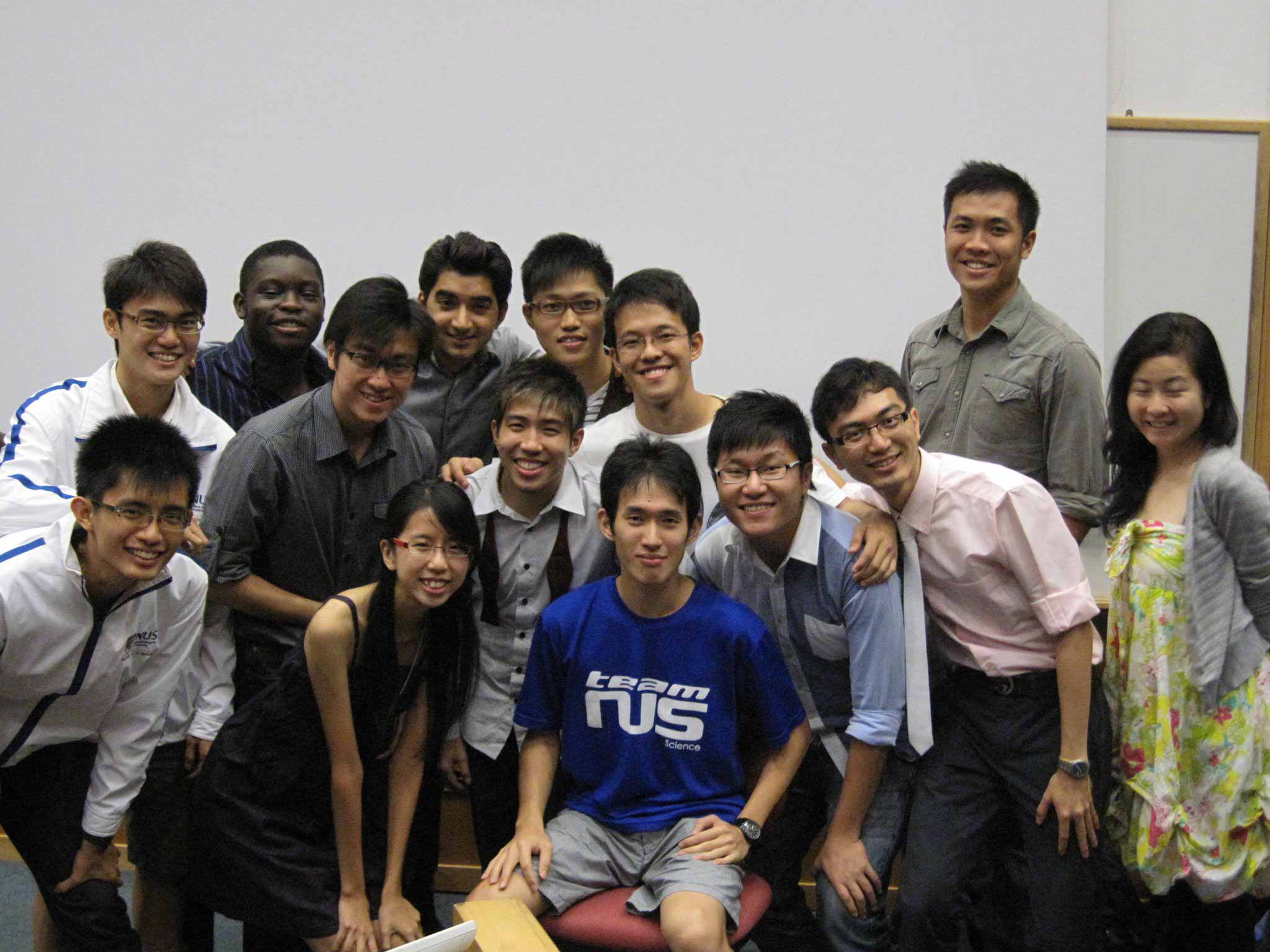 Bonding with my NUS Physics batchmates.