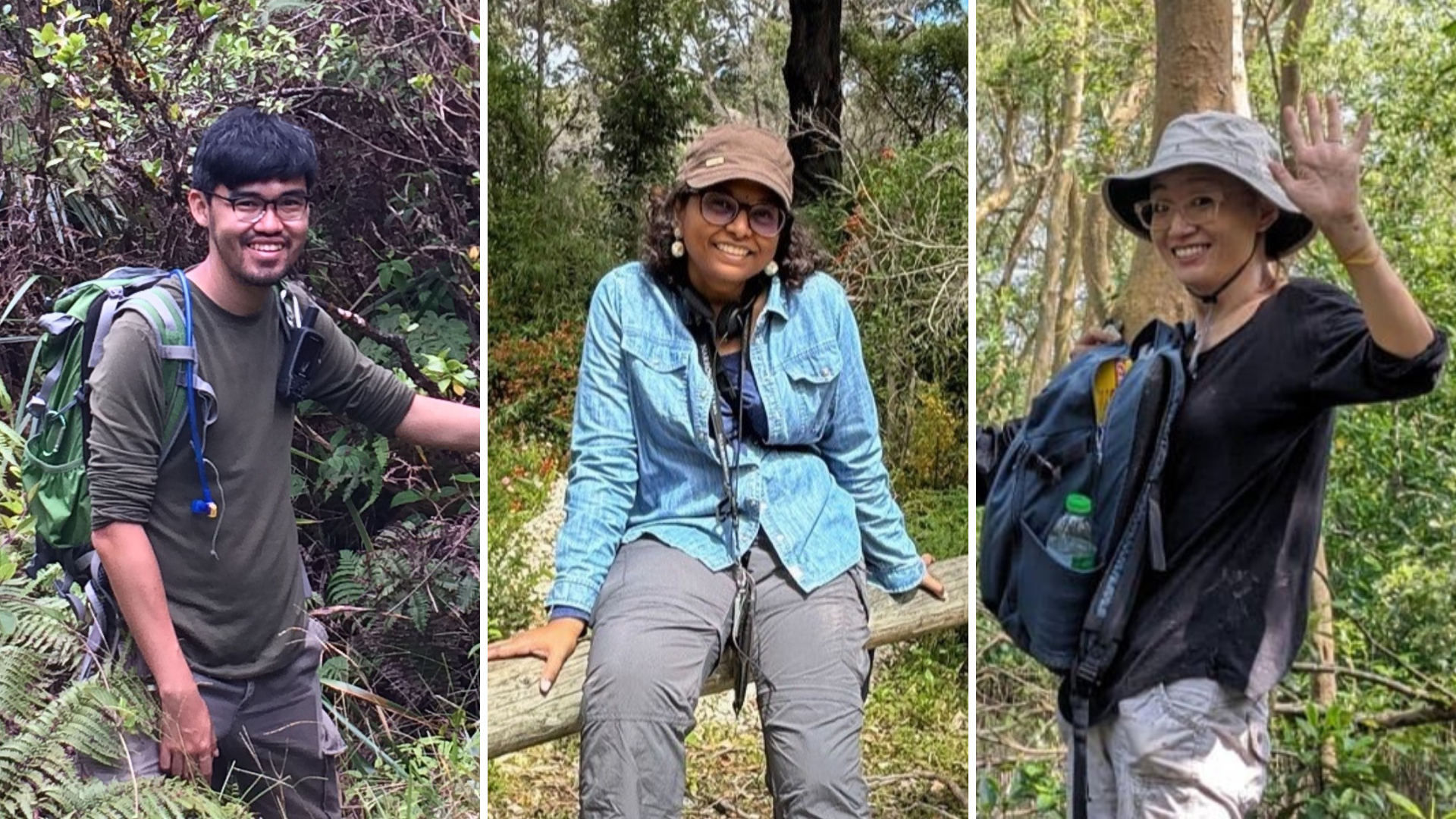 The study of evolution remains relevant today as it was when Charles Darwin first introduced it in 1859. Meet the NUS researchers - (from left) Asst Prof Lim Jun Ying, Asst Prof Nalini Puniamoorthy, and Asst Prof Chang Ying - who are uncovering the mysteries of evolution to illuminate the truths about our natural world.